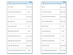 Комплект карточек (10) "Обучающий калейдоскоп. Умножение на 7, 8 и 9" - fgospostavki.ru - Саратов