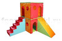 Домик игровой двухэтажный (комплект) - fgospostavki.ru - Саратов