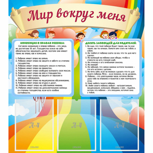 Стенд "Мир вокруг меня" - fgospostavki.ru - Саратов