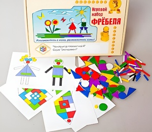 Игровой набор Фребеля "Конструктор плоскостной-4" (Серия "Эксперимент") - fgospostavki.ru - Саратов
