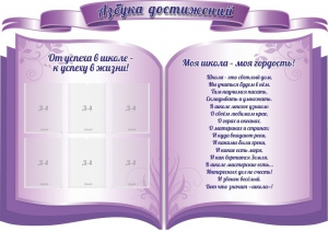 Стенд "Азбука достижений" (резной стенд из 3-х частей) - fgospostavki.ru - Саратов