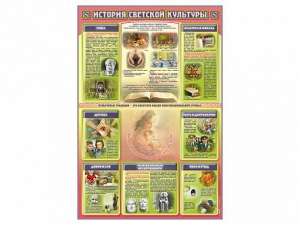 Стенд "История светской культуры" - fgospostavki.ru - Саратов