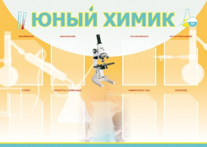 Стенд "Юный химик" Вариант 1 - fgospostavki.ru - Саратов