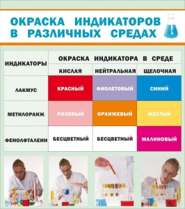 Стенд "Окраска индикаторов в различных средах" - fgospostavki.ru - Саратов