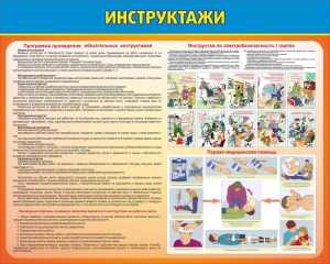 Стенд "Инструктажи" - fgospostavki.ru - Саратов