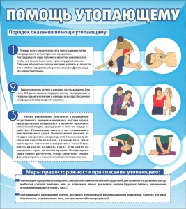 Стенд "Помощь утопающему" - fgospostavki.ru - Саратов