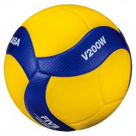 Мяч волейбольный Mikasa V200W (размер 5, синтетическая кожа, профессиональный) - fgospostavki.ru - Саратов
