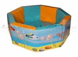 Сухой бассейн восьмигранный с шелкографией - fgospostavki.ru - Саратов