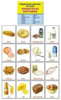 Раздаточные карточки "Продукты питания" - fgospostavki.ru - Саратов