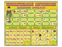 Комплект оборудования "Английский алфавит" с комплектом тематических магнитов - fgospostavki.ru - Саратов
