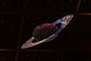 Потолок "Звездное небо с анимационным фибероптическим эффектом сатурн" - fgospostavki.ru - Саратов