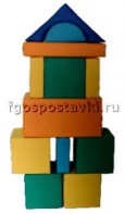 Мягкий модуль-конструктор "Городок" (12 элементов) - fgospostavki.ru - Саратов