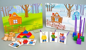 Игровой набор Фребеля "Заюшкина избушка" (серия "Сказочный мир". Выпуск 1) - fgospostavki.ru - Саратов