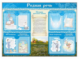 Стенд-уголок "Родная речь" - fgospostavki.ru - Саратов