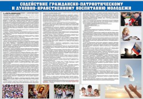 Стенд "Содействие гражданско-патриотическому и духовно-нравственному воспитанию молодежи" - fgospostavki.ru - Саратов
