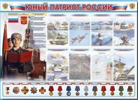 Стенд-уголок "Юный патриот России" - fgospostavki.ru - Саратов