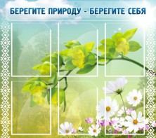 Стенд "Берегите природу - берегите себя" - fgospostavki.ru - Саратов