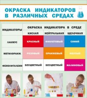 Стенд "Окраска индикаторов в различных средах" - fgospostavki.ru - Саратов
