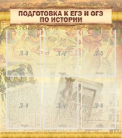 Стенд "Подготовка к ЕГЭ и ОГЭ по истории (6 карманов)" - fgospostavki.ru - Саратов