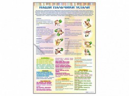 Стенд "Наши пальчики устали" (зарядка) - fgospostavki.ru - Саратов